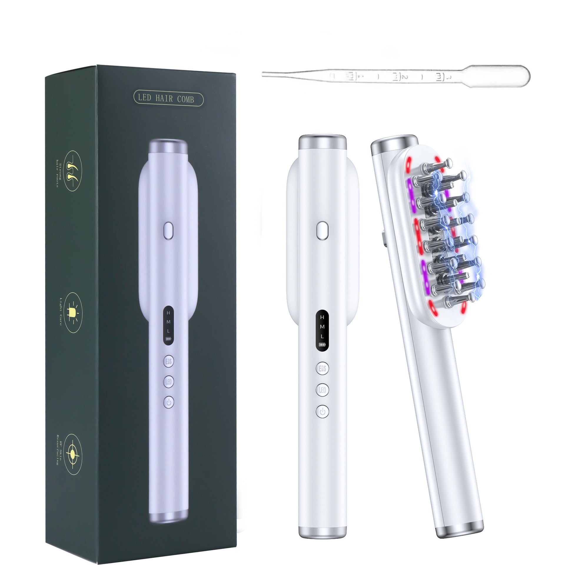 Hair Glow™ Pro - Peigne Massant Haute Technologie