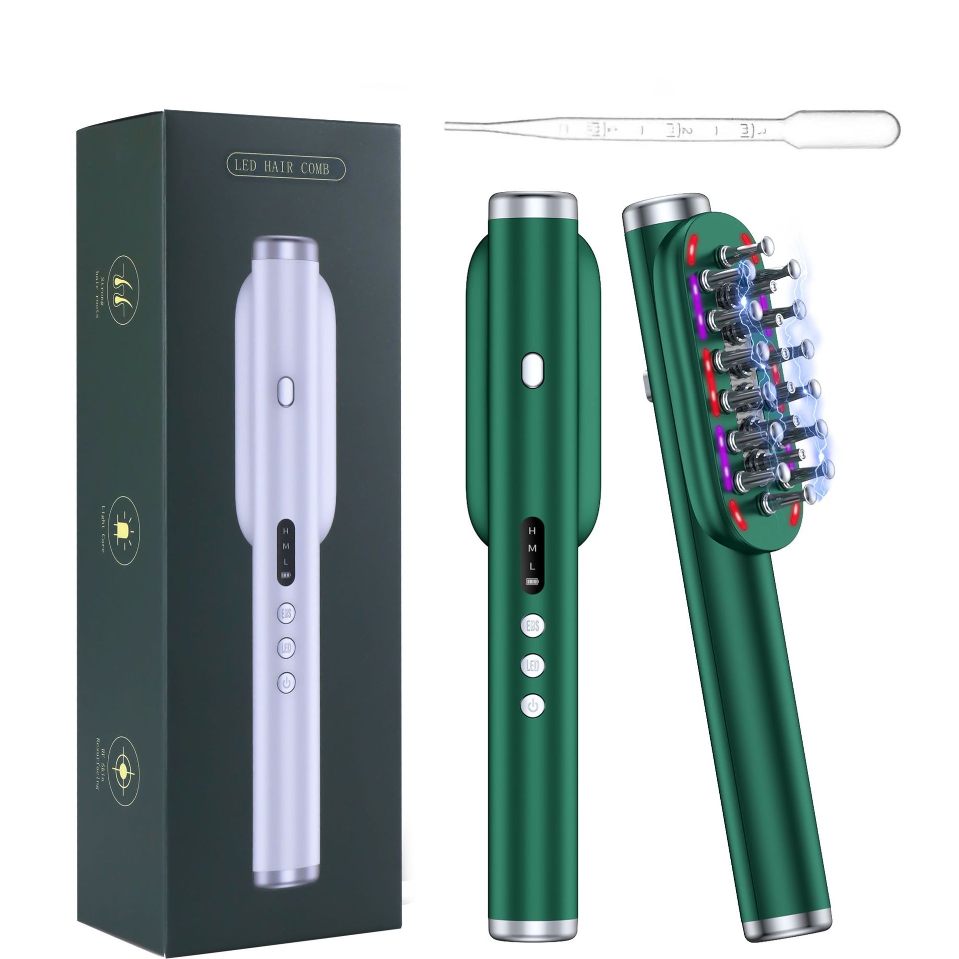 Hair Glow™ Pro - Peigne Massant Haute Technologie